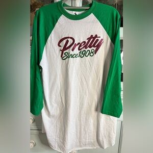 Alpha Kappa Alpha (AKA) sorority 
Pretty Since 1908 Raglan Tee